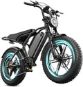 🔥 Bicicleta Elétrica para Adultos, Bateria de 48V 15Ah, Motor com Pico de 1500W, Pneus Fat 🔥